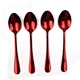 spoon with painting color